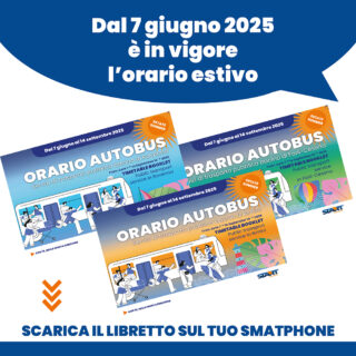 Al via l’orario estivo 2025: scarica i nuovi libretti aggiornati